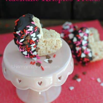 Semi-Homemade Rice Krispies Valentine Hearts