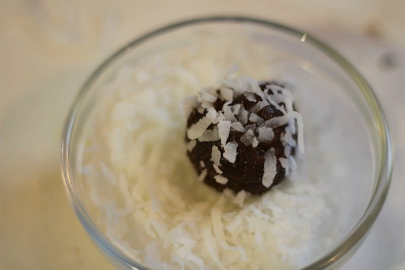 chocolate truffle roll ball