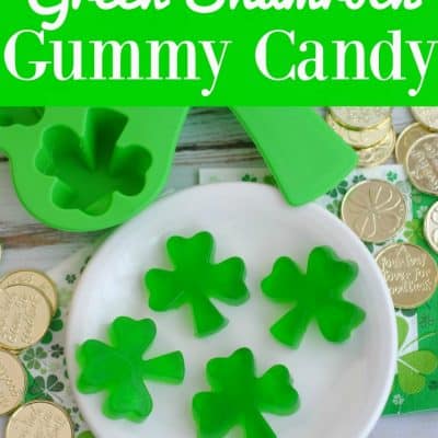 Green Shamrock Homemade Gummy Candy