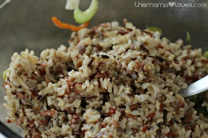 Multi-Grain Medley Veggie Salad