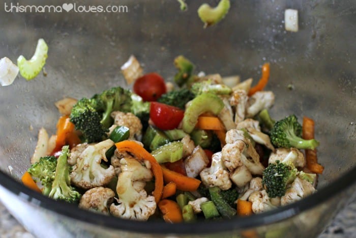 Multi-Grain Medley Veggie Salad