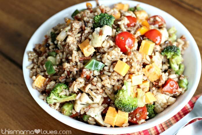 Multi-Grain Medley Veggie Salad