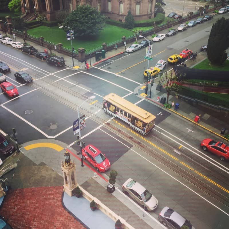 view of cable car from intercontinental