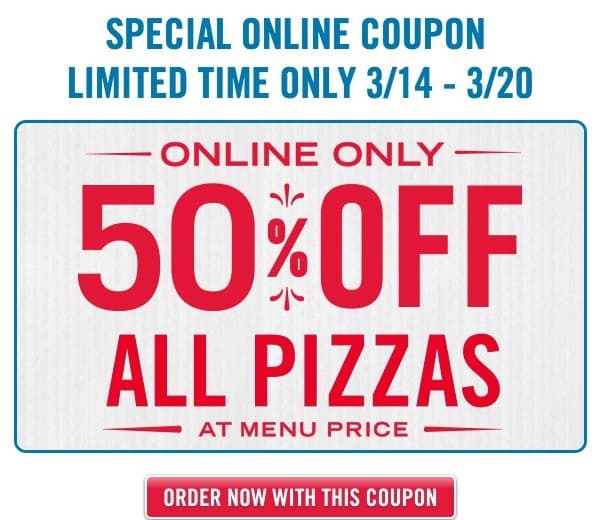 Dominos 50 % off Pizza Deal This Mama Loves