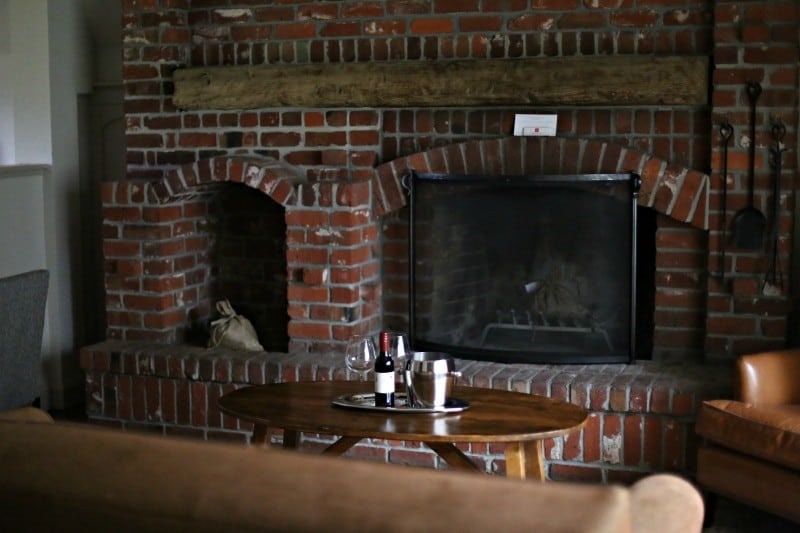 harvest inn fireplace