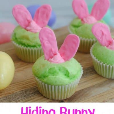 Hiding Bunny Cupcakes