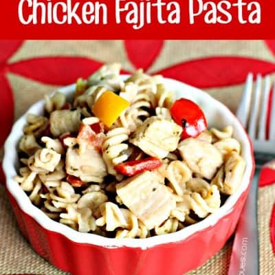 One Pot Chicken Fajita Pasta