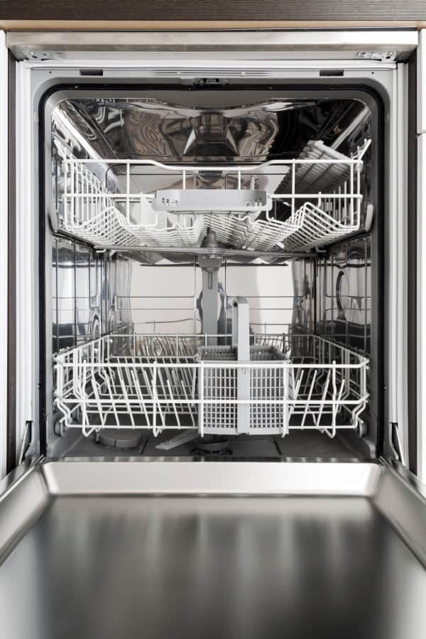 empty dishwasher