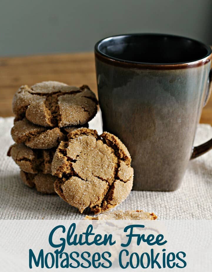 Gluten Free Molasses Cookies Recipe- This Mama Loves