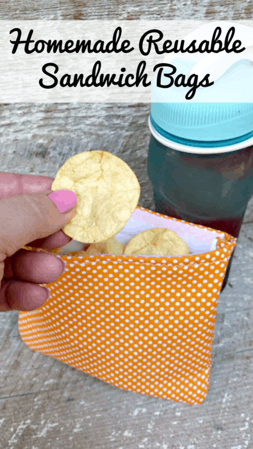 Homemade Reusable Sandwich Bags pin