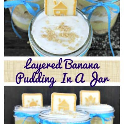 Layered Banana Pudding In A Jar