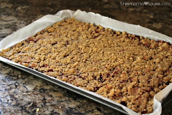 Homemade Baby Cereal Bars with Fruit