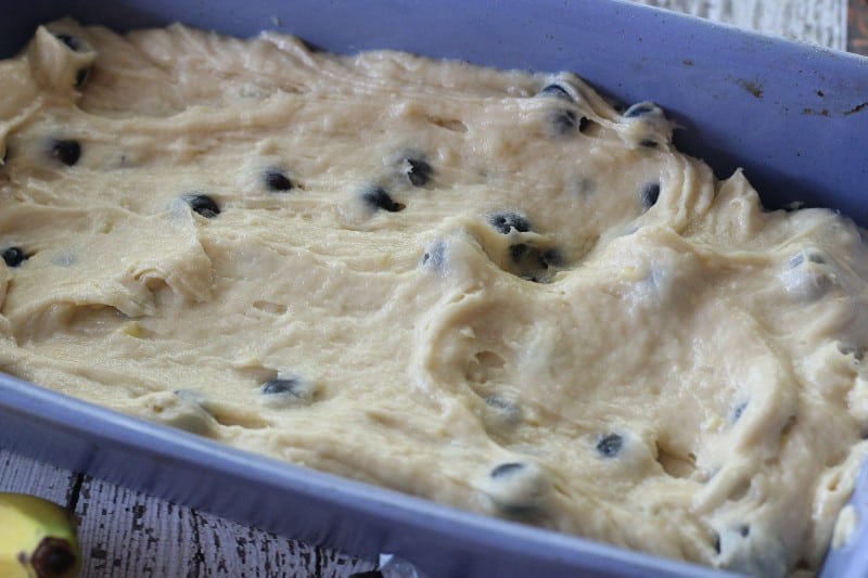 sugar free blueberry banana bread bake