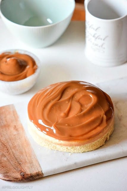 Caramel Cake Recipe from April GoLightly