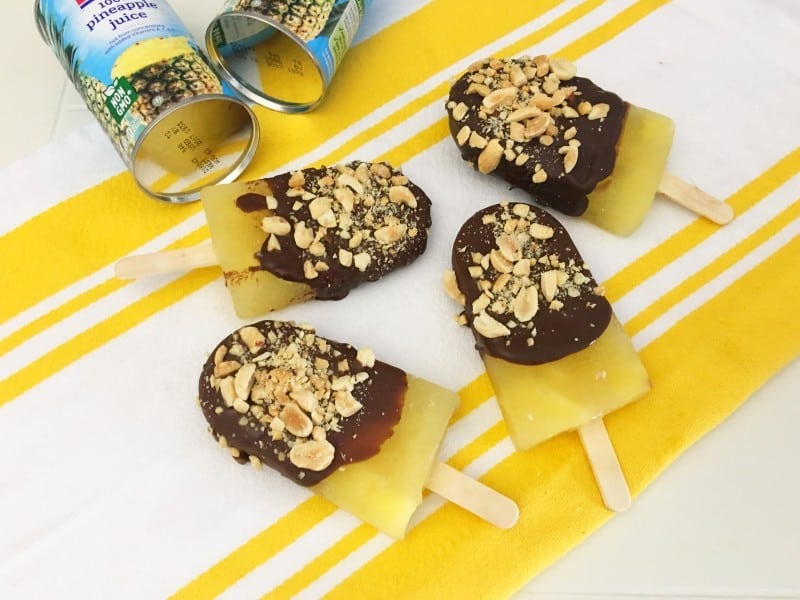 chocolate dipped pineapple pops horiz