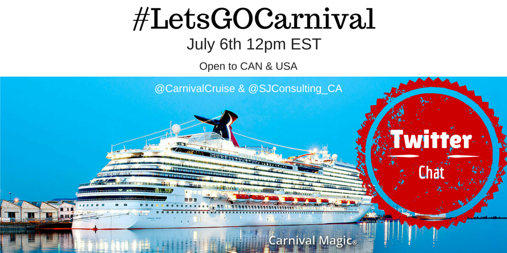 #LetsGOCarnival Twitter Party