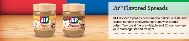 jif flavored spreads