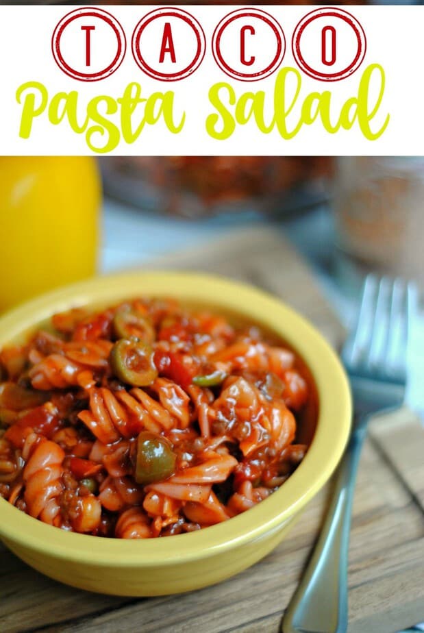 Taco Pasta Salad Recipe - This Mama Loves Blog