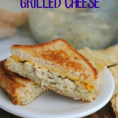 Chicken Pesto Grilled Cheese