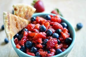 Berry Fruit Salsa from Finding Zest
