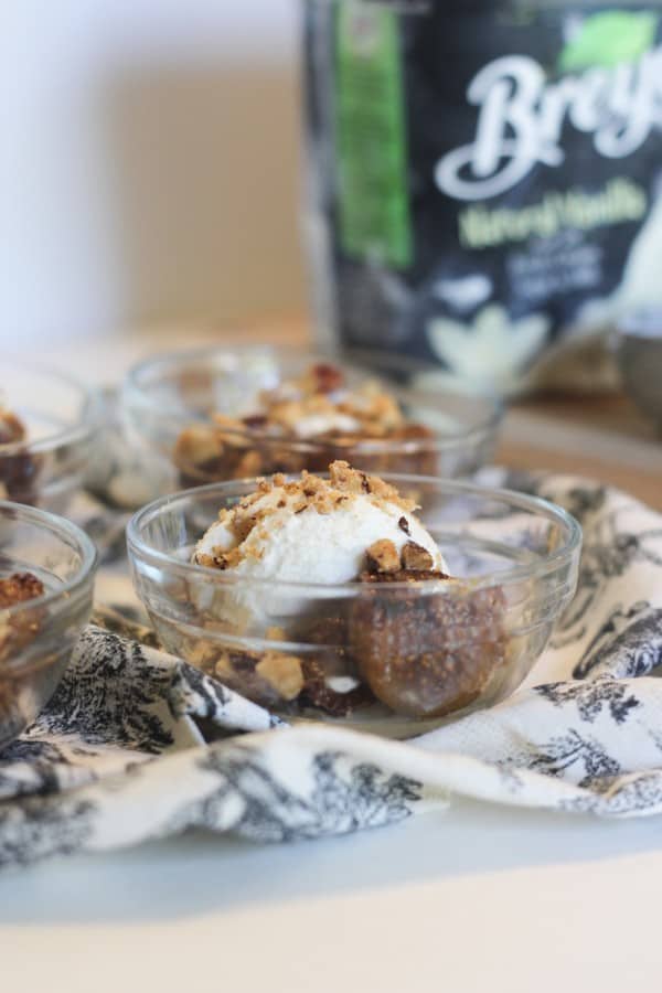 Spiced Roasted Figs with Hazelnuts and Vanilla Ice cream-4