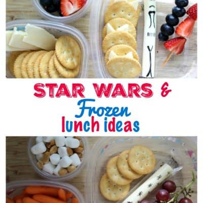 Star Wars & Frozen Lunch Ideas