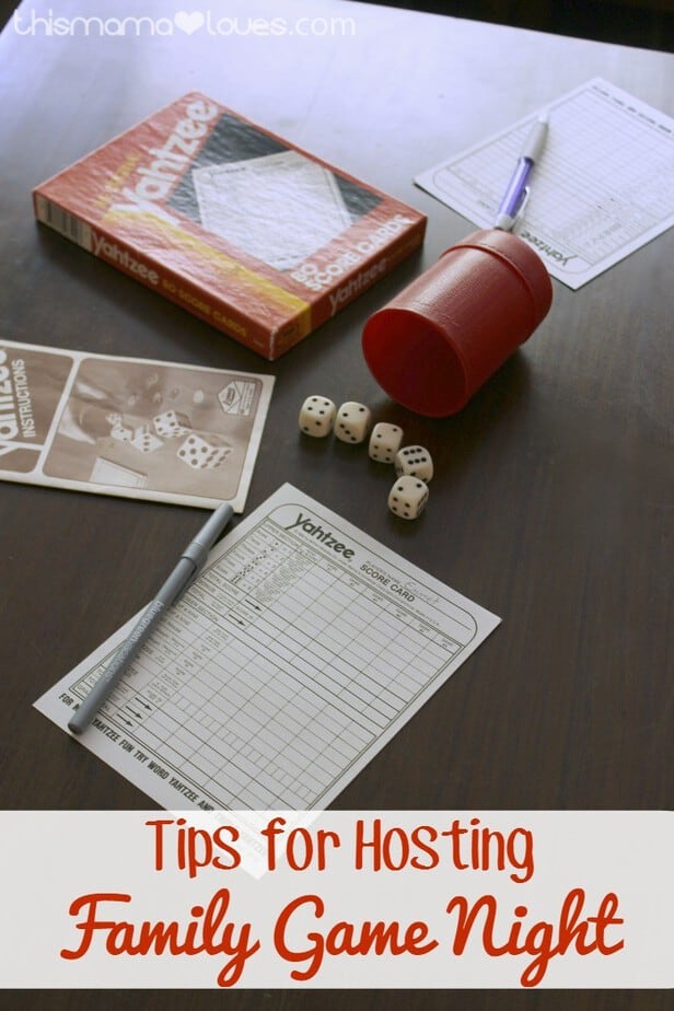 Tips for Hosting Family Game Night