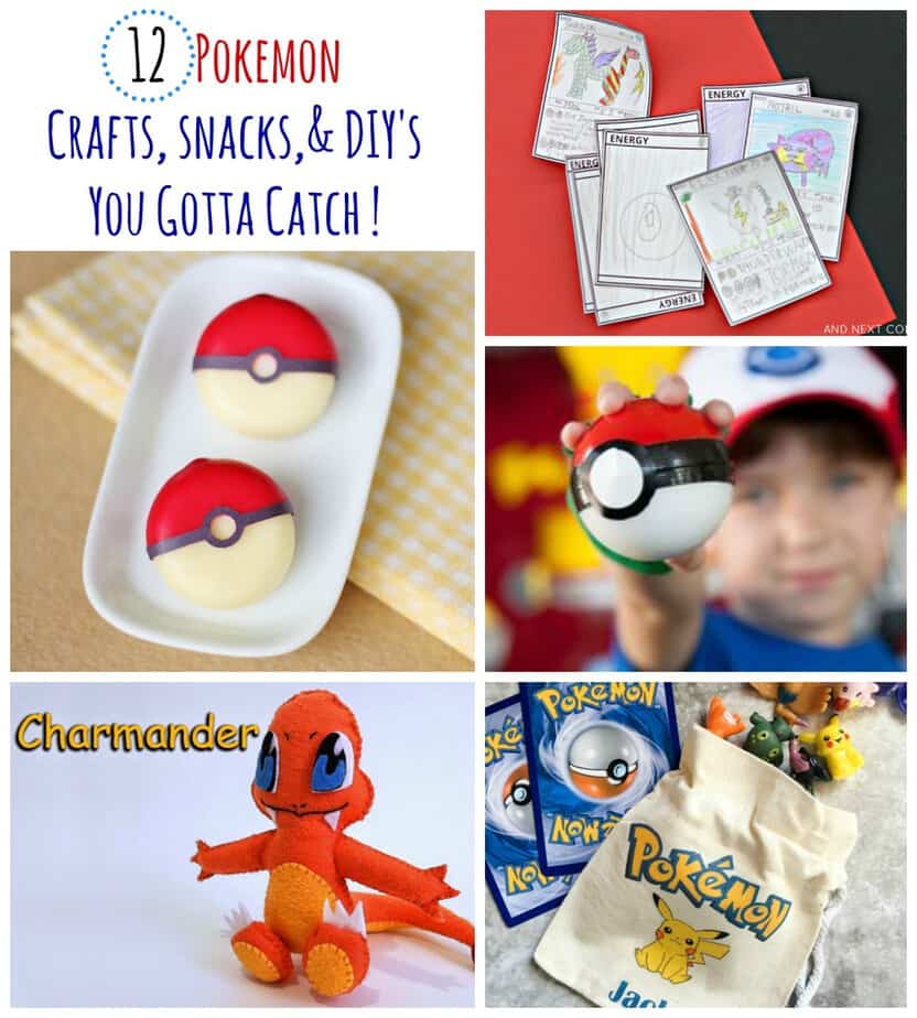 pokemon craft collage