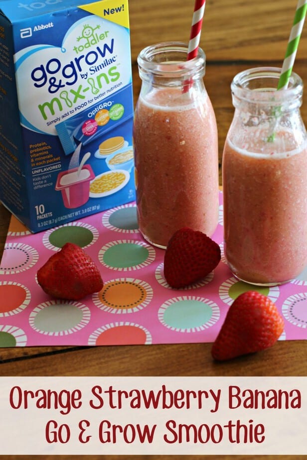 Orange Strawberry Banana Go & Grow Smoothie