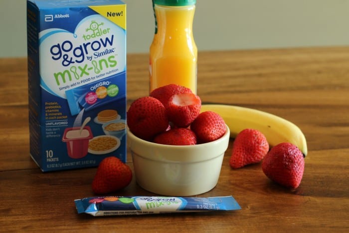 Orange Strawberry Banana Go & Grow Smoothie