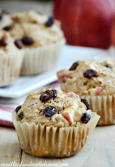 Apple Raisin Muffins from Meatloaf and Melodrama