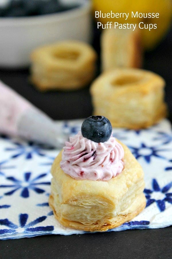 Blueberry-Mousse-Puff-Pastry-Cups