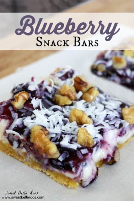 Blueberry Snack Bars from Grace and Good Eats