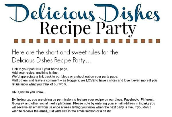 Delicious Dishes Recipe Party Rules July 2016
