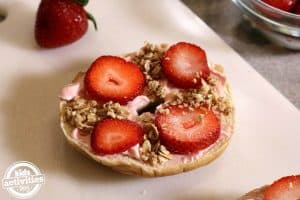 Delicious Ways to Top a Bagel from Kids Activities Blog Strawberries