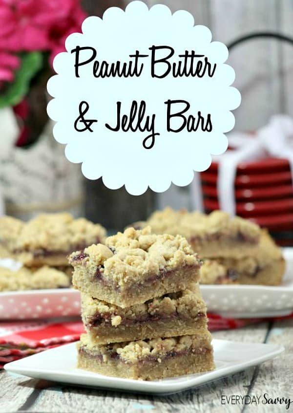 Peanut Butter and Jam Bars from Everyday Savvy (1)