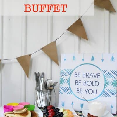 Back to School Breakfast Buffet Ideas + Happy National Pancake Month!