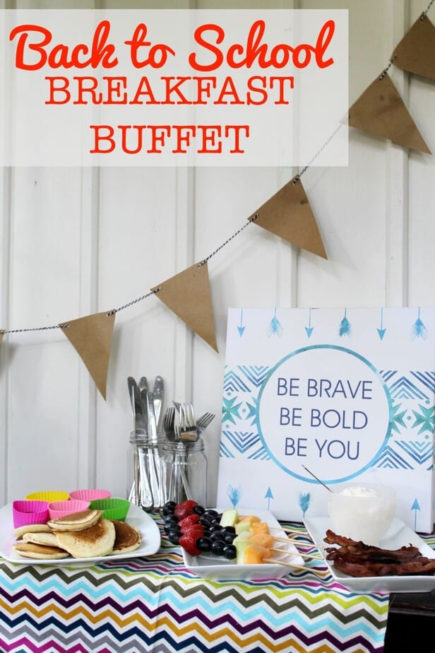 Back to School Breakfast Buffet Ideas + Happy National 