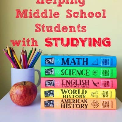 Helping Middle School Students with Studying