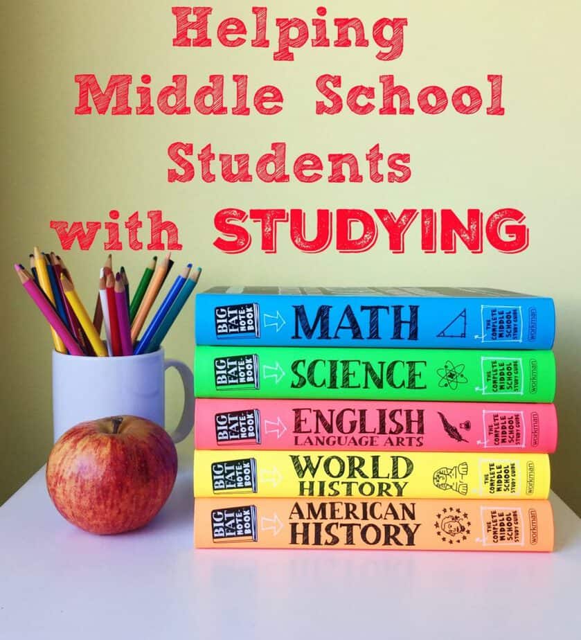 Helping Middle School Students with Studying- This Mama Loves