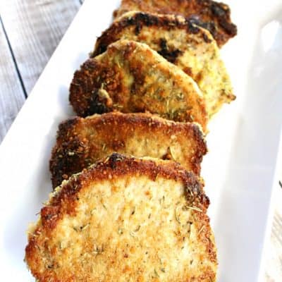 Mustard Rosemary Pork Chops