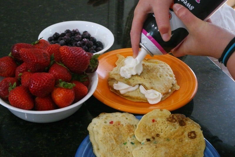 pancake cake process