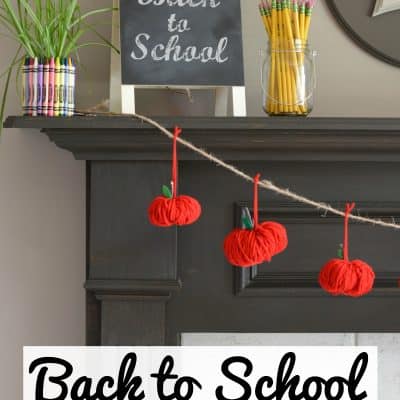 Back to School Apple Garland