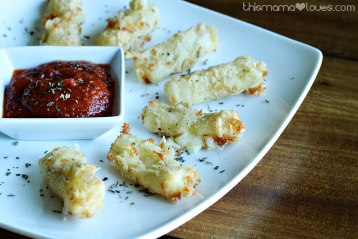 Homemade Gluten Free Mozzarella Sticks