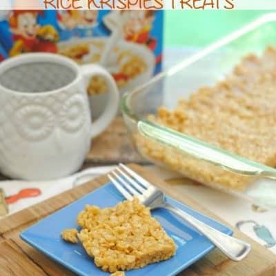 Pumpkin Spice Latte Rice Krispies Treats