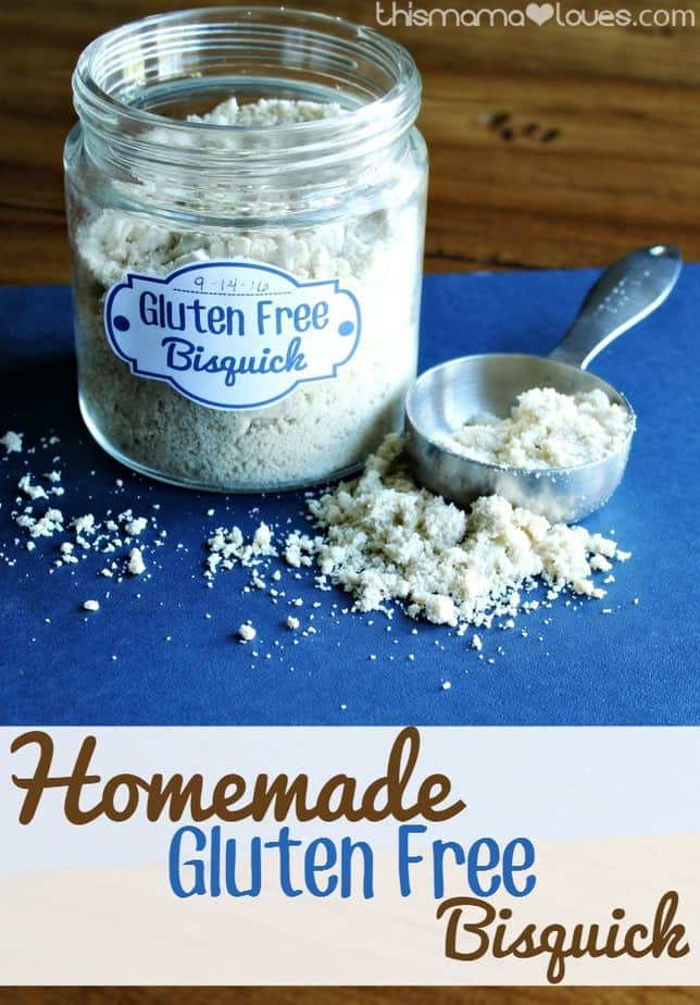 Homemade Gluten Free Bisquick Recipe | This Mama Loves