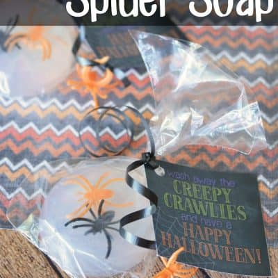 Creepy Crawlies Spider Soap  Non Candy Halloween Treat