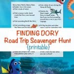 Finding Dory Scavenger Hunt printable from This Mama Loves