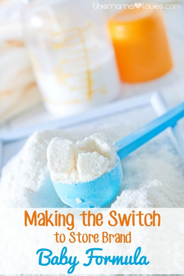 Making the Switch to Store Brand Baby Formula