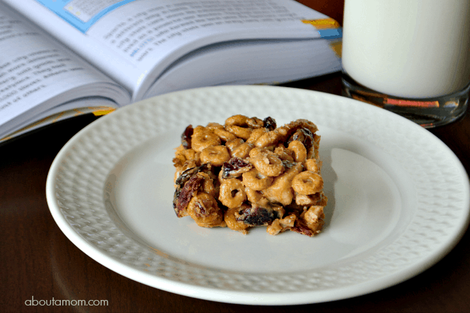 Brain Food Snacks for Middle Schoolers - Pumpkin Spice No Bake Cereal Bars